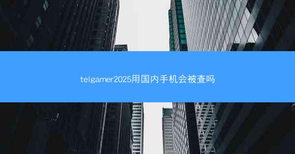 telgamer2025用国内手机会被查吗