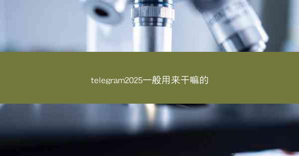 telegram2025一般用来干嘛的