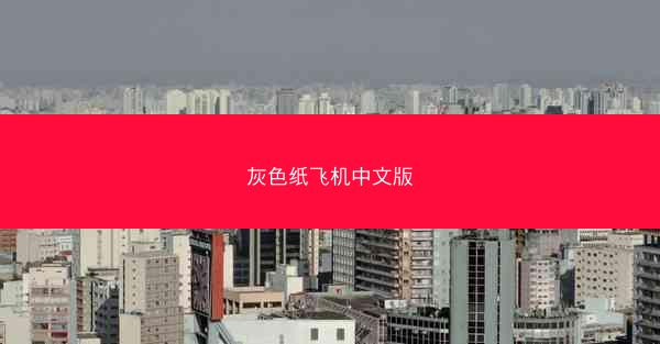 灰色纸飞机中文版