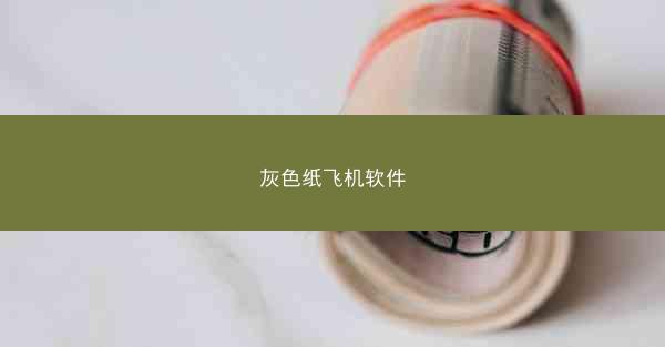灰色纸飞机软件