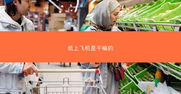 纸上飞机是干嘛的