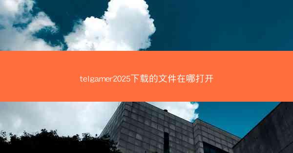 telgamer2025下载的文件在哪打开
