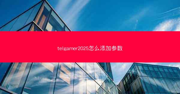 telgamer2025怎么添加参数