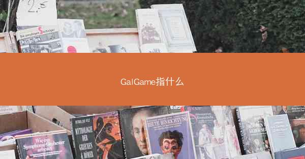 GalGame指什么