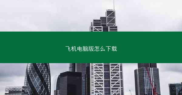 飞机电脑版怎么下载