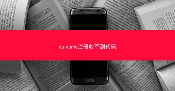 galgame注册收不到代码