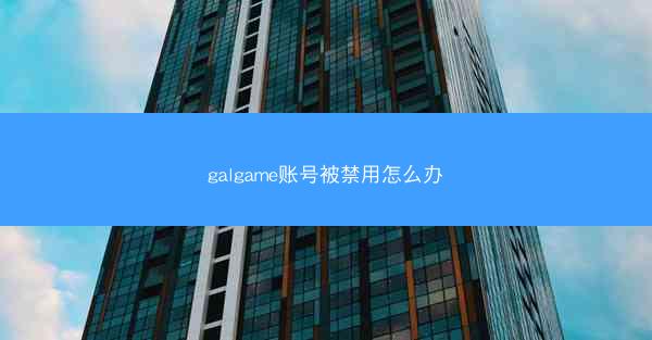 galgame账号被禁用怎么办