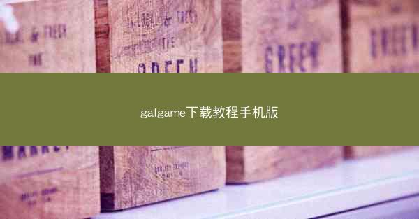 galgame下载教程手机版