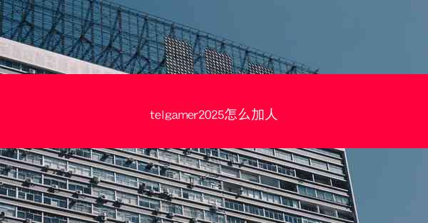 telgamer2025怎么加人