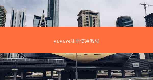 galgame注册使用教程