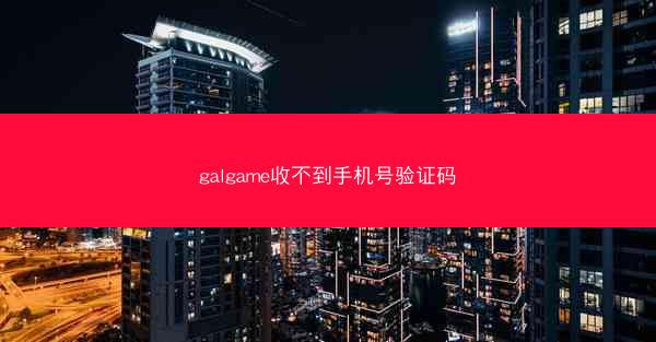 galgame收不到手机号验证码