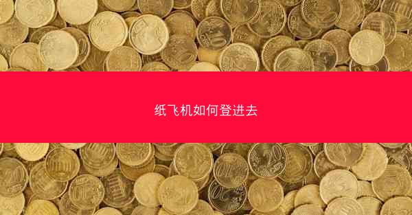 纸飞机如何登进去