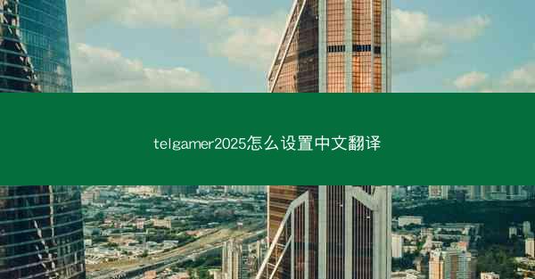 telgamer2025怎么设置中文翻译