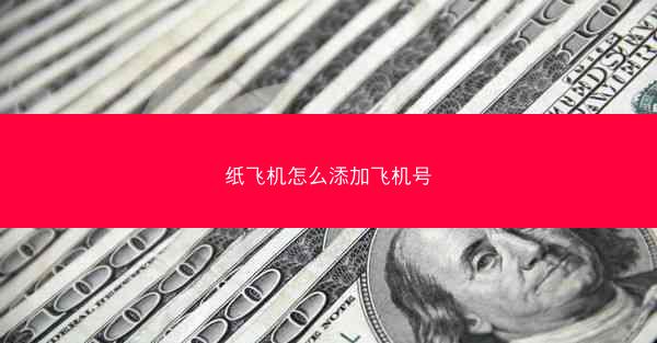 纸飞机怎么添加飞机号