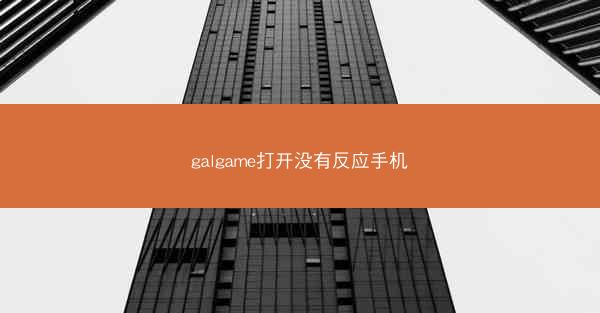 galgame打开没有反应手机
