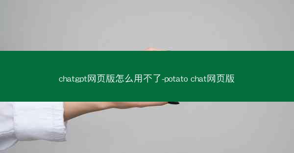 chatgpt网页版怎么用不了-potato chat网页版