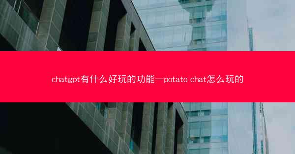chatgpt有什么好玩的功能—potato chat怎么玩的