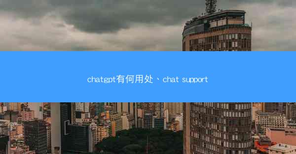 chatgpt有何用处、chat support