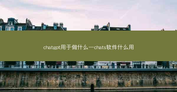 chatgpt用于做什么—chats软件什么用