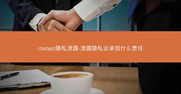 chatgpt隐私泄露-泄露隐私会承担什么责任