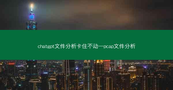 chatgpt文件分析卡住不动—pcap文件分析